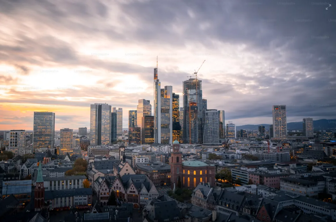 Exhibition stands in Frankfurt