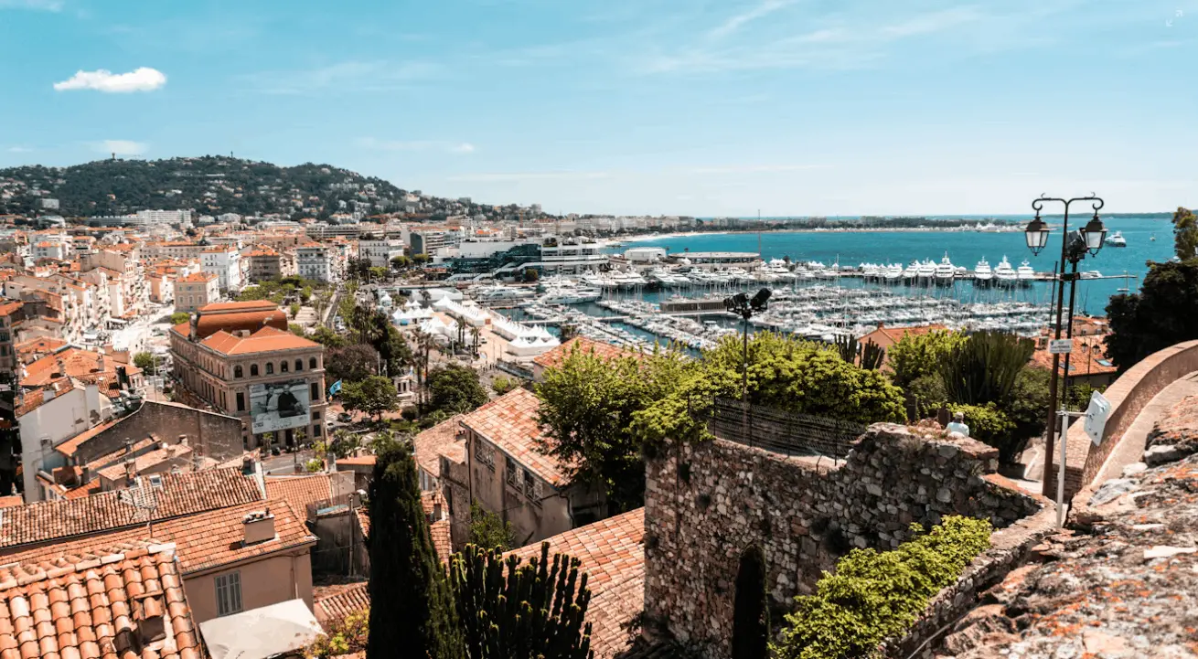 Exhibition stands in Cannes