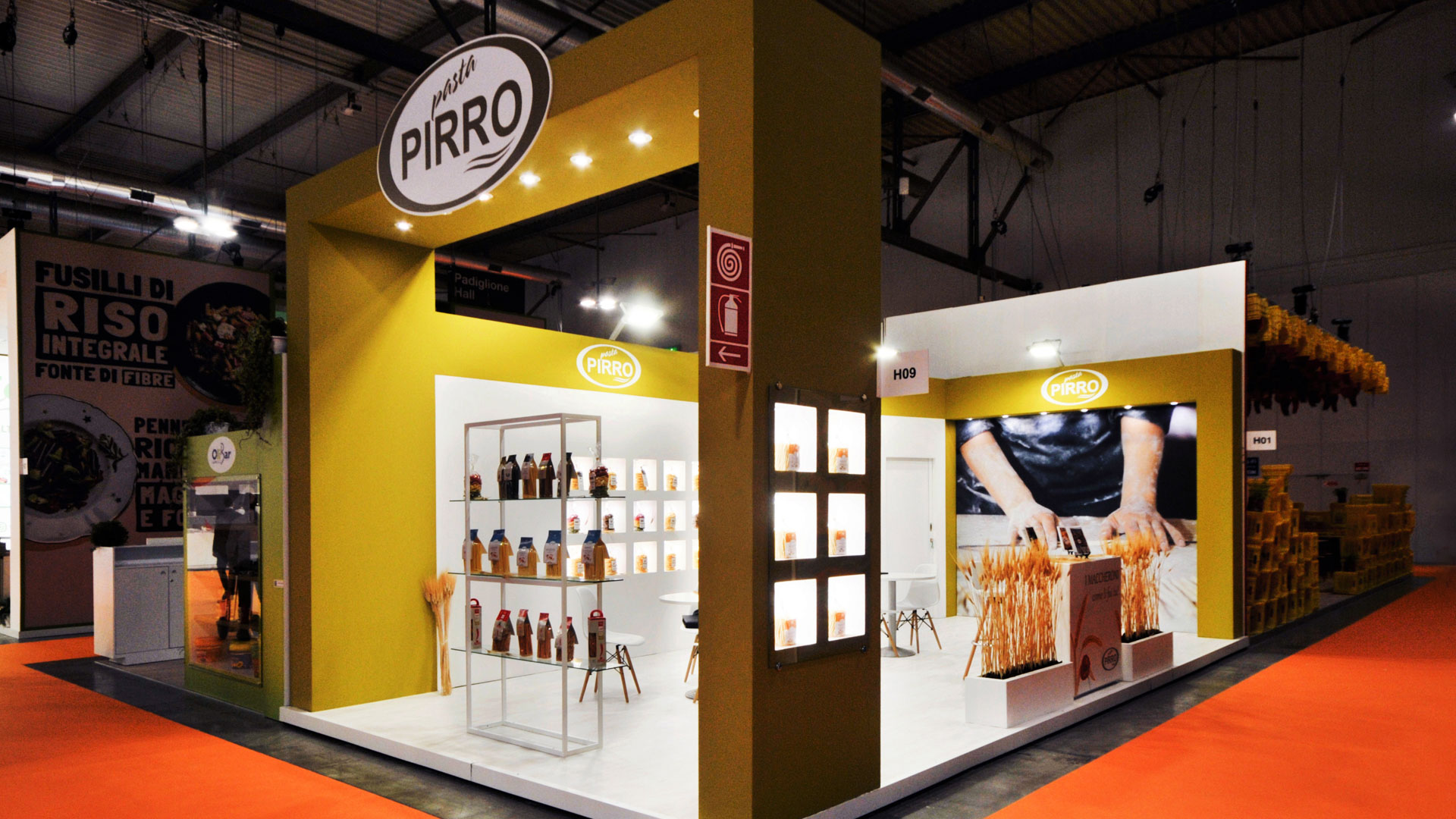 exhibition stand design in bologna