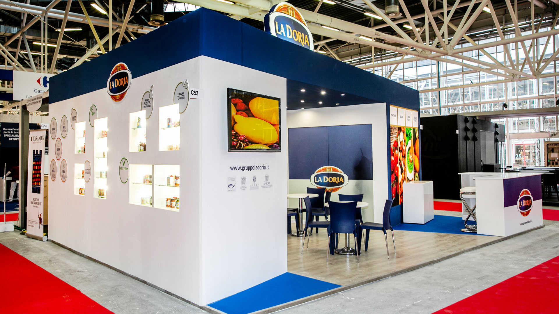 exhibition booth contractor in bologna